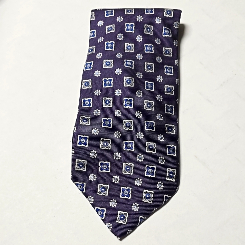 Men's Purple Patterned Tie